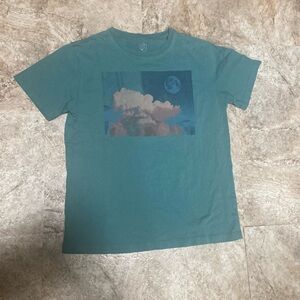 Original Use Teal Cloud and Moon Tee
